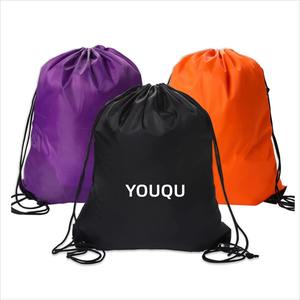 Mochila Deportiva Plegable de Poliéster con Cordón, Tamaño 210D, de Alta Calidad, <span class=keywords><strong>para</strong></span> Viajes, Compras, Almacenamiento de <span class=keywords><strong>Ropa</strong></span> y Zapatos - Product Image 1