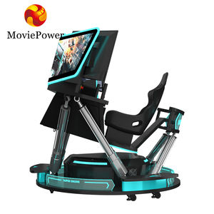 Rennwagen Arcade-Spiel 6 Dof Motion Platform Zylinder <span class=keywords><strong>3</strong></span> Bildschirm F1 Fahr simulator Machine Motion Racing Simulator Cockpit - Product Image 4