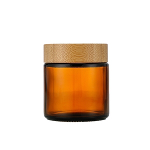 Klare Lebensmittel Marmelade Honigs alat Sauce Pfeffer behälter Glas 50ml 100ml Leere Bernstein glas Medizin Pille Gläser mit Schraub deckel - Product Image 1