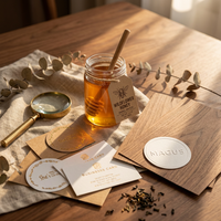 Étiquettes de vin en papier texturé haut de gamme, imperméables, autocollants adhésifs à motif tissu de luxe pour l'emballage de cosmétiques et de bougies