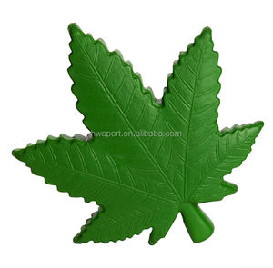 Großhandel Custom PU Schaum blatt Stress Ball Frosch-förmige Anti-Stress Hand Squeeze Toy für 5-7 Jahre mit Logo Printing Promotion - Product Image 1