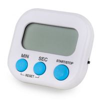Nouveau Design Portable Big Digital Home Kitchen Solid Color Countup Countdown Timer, chronomètre Rappel