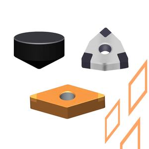 주철 경화 강철 cbn 인서트 공급 업체 용 FUNIK 핫 세일 선반 커팅 인서트 - Product Image 2