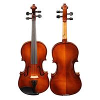 Violon en contreplaqué en gros, tailles 4/4, 3/4, 1/2, 1/4, 1/8, kit de violon pour débutant avec archet, sac et colophane, instrument de musique à cordes pour étudiant