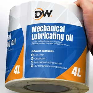 Etiqueta de película personalizada de entrega rápida dentro de la impresión de etiquetas Iml para detergente, lata de plástico, Material PP en Etiqueta de molde para barriles de aceite - Product Image 2