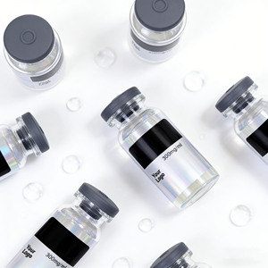 <span class=keywords><strong>Etichette</strong></span> Olografiche Personalizzate per Flaconi di Peptidi, Adesivi HD da 2ml, 3ml, 10ml per Bottiglie di Peptidi - Product Image 3