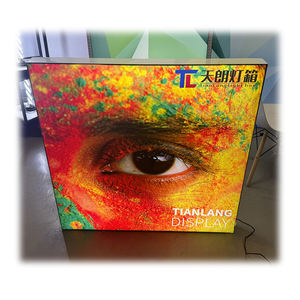 8cm unique Sideglow publicité boîte à lumière prix de gros quantité minimale de commande 1pc taille personnalisée en 24 heures SEG graphique LED rétro-éclairé pour concessionnaire signe - Product Image 1