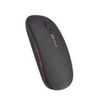 Mouse Gaming 7 warna dapat diisi ulang daya, Mouse Gaming Mode ganda 2.4G OEM USB, komputer RGB LED optikal bertenaga baterai untuk komputer