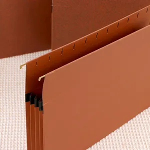 Pochettes suspendues au format A4 personnalisées classeur en carton avec logo personnalisé pour l'école ou la papeterie de bureau - Product Image 6