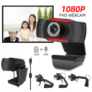 Full HD 1080P <span class=keywords><strong>Webcam</strong></span> USB Caméra D'ordinateur PC Numérique Caméra Web pour des Études Appels Vidéo <span class=keywords><strong>Réunion</strong></span> de Travail En Ligne - Product Image 5