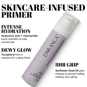 DARANCA Melhor <span class=keywords><strong>Primer</strong></span> SPF30 PA+++ para Pele Seca e Madura - Creme Hidratante com Extrato de Girassol, Vitamina E, Minimizador de Poros, Textura Sedosa - Product Image 2