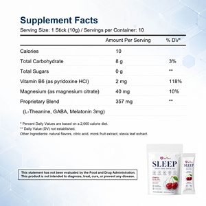 BIO LOVE SLEEP Mezcla para Bebida de Cereza, Suplemento Dietético Natural en Polvo con Vitamina <span class=keywords><strong>B6</strong></span>, <span class=keywords><strong>Magnesio</strong></span> y Melatonina, Sin Aditivos Artificiales - Product Image 5