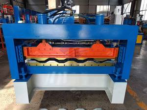 Galvanized Steel Double Truss <b>Q</b> Decking Sheet Making Panel Hi-<b>Bond</b> 55 Roof Metal Composite Roll Forming Machine Motor Gear - Product Image 5