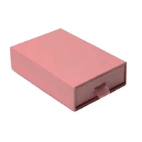Boîte en papier pliable compostable, biodégradable, en matériaux recyclés, gaufrage, pelliculage mat, taille personnalisée, écologique, jetable