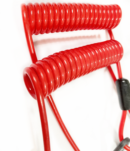Taille personnalisée <span class=keywords><strong>Yamaha</strong></span> Corde à ressort Spirale Câble Fil Solide Noyau Moteur Hors-Bord <span class=keywords><strong>Jet</strong></span> <span class=keywords><strong>Ski</strong></span> Flameout Corde de Sécurité Ressort Porte-clés - Product Image 6