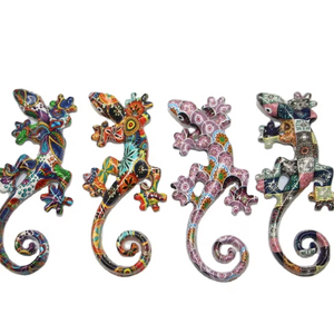 3D decorativo <span class=keywords><strong>Barcelona</strong></span> España recuerdo Gecko estatua mosaico lagarto resina figuras lagarto figura recuerdo turístico - Product Image 1