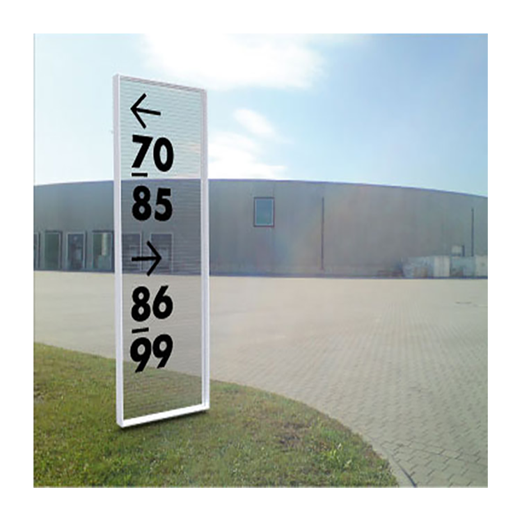 Современный дизайн рекламы на открытом воздухе парковка большой Wayfinding вывески сид рекламный дисплей пилон знак