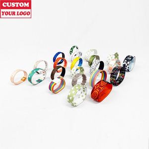 Polyester Tùy Chỉnh Đàn Hồi Vải Ban Nhạc Cổ Tay Với Logo 2024 Hot Bán Thăng Hoa In Dây Đàn Hồi Cho Vòng Đeo Tay - Product Image 2