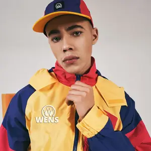 Özel vintage spor windrunner üretici hafif erkekler retro 80s 90s nakış parça rüzgarlık ceket