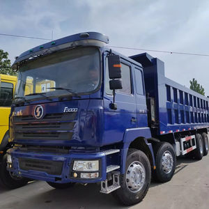 Camión volquete Shacman personalizado 8X4 Motor Weichai Diesel Transmisión automática Euro 4 Emisión Usado Heavy Left Drivers Cámara trasera - Product Image 1