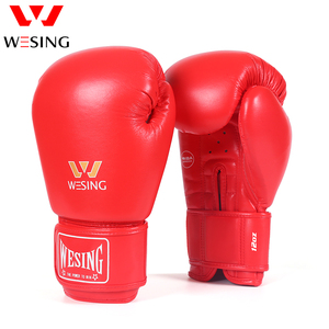 Guantes de Boxeo Wesing con Logotipo Personalizado, Aprobados por la <span class=keywords><strong>IBA</strong></span>, Guantes de Boxeo Profesionales de Cuero para Mujer - Product Image 1