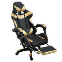 Chaise de jeu pivotante noire multifonctionnelle réglable avec poignée personnalisée, prix fabricant, OEM, pour adulte