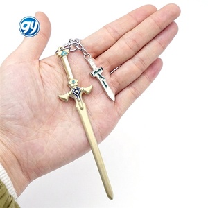 <span class=keywords><strong>Sword</strong></span> <span class=keywords><strong>Art</strong></span> <span class=keywords><strong>Online</strong></span> Elucidator Dark Repulsers Asuna Lambent Light Alloy Porte-clés Accessoire de <span class=keywords><strong>jeu</strong></span> Artisanat métallique - Product Image 3