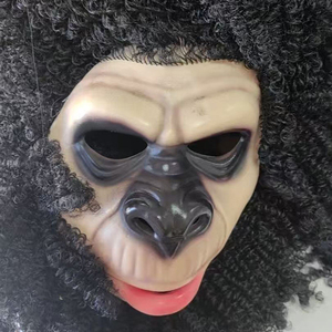 Máscara de Disfraz de Animal Gorila, Chimpancé, Mono, para Halloween, Navidad, Fiestas, Reutilizable, Ecológica, Máscara de Carnaval de Cara Completa - Product Image 6