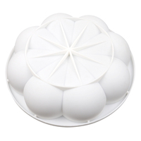 Moule à gâteau en silicone en forme d'orange, 8 pouces, modèle 352, en stock usine