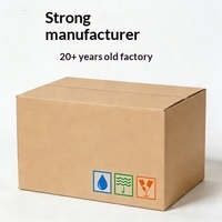 Boîtes de déménagement agricoles personnalisées en usine, grande taille, extra-résistantes, en carton kraft imperméable, pliables, pour la logistique
