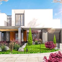 Valla de jardín 24inx10ft al aire libre decorativo esgrima paisaje