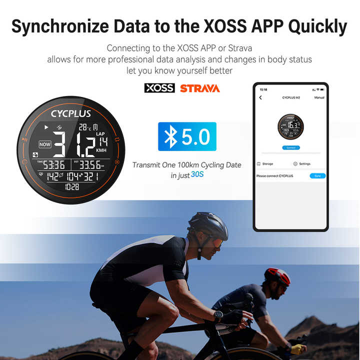 デジタルスマートバイクスピードメーターサイクリングGPS 