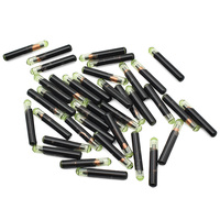 Puce transpondeur en verre 4D60 80 bits T32 pour clé de voiture, puce vierge pour programmeur de clés TP06, puce transpondeur pour clé de voiture