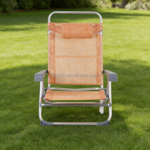 เก้าอี้พักผ่อนแบบพกพาสำหรับตั้งแคมป์กลางแจ้ง คุณภาพสูง ระบายอากาศได้ดี พับได้ สำหรับผู้ใหญ่ พร้อมพนักพิงศีรษะ - Product Image 3