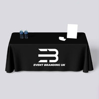 Nappe de table haut de gamme, impression couleur CMYK par sublimation, polyester lavable pour événements hôteliers
