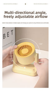 2025 חדש הגיע חם מכירה 5 צעדים מהירות רוח חזקה להתאים אישית את המאוורר שולחן מיני נייד - Product Image 3