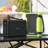 Banque d'alimentation 12V 300W, banque d'alimentation solaire d'urgence en plein air, station d'alimentation portable pour la chasse, pour batterie de bateau