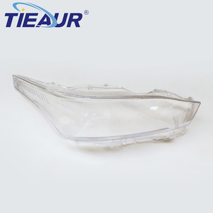 TIEAUR <strong>Auto</strong> <strong>Parts</strong> Transparent Plastic Headlamp Head Light Headlight Glass Lens Cover for YARIS 2013-2018 Year - Product Image 1