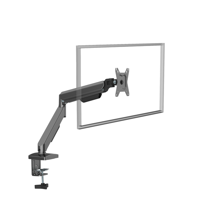 Gas Spring Monitor Arm Economical Interactive Counterbalance Flexible Single Monitor Arm for Most 17"-32" LCD Monitors D408AS