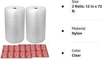 Film à bulles en plastique dégradable avec résistance aux chocs personnalisé, film à bulles d'air pour gonfler le papier Borbuja
