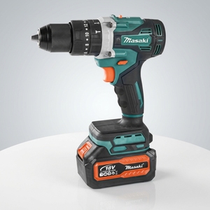 Taladro de Litio sin Escobillas, Nuevo Modelo, Batería de Gran Capacidad, Dos Paquetes de Baterías, un Cargador, Caja de Plástico - Product Image 2