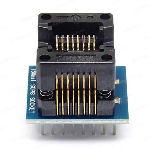 Chất lượng cao SOP16-DIP16 lập trình ổ cắm OTS-16-1.27-03 (150mil) IC Adapter