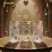 Autocollant de transfert en gros Goode Factory, étanche, motif dessin animé, Journée des infirmières, ange, docteur, cadeau écologique, pour gobelet isotherme 16oz, UV DTF