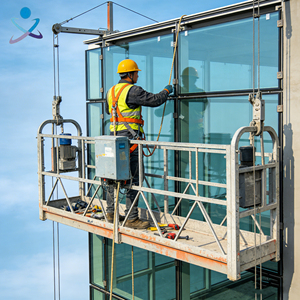 Plateforme élévatrice suspendue électrique <span class=keywords><strong>en</strong></span> acier inoxydable ZLP800 pour la construction d'hôtels, capacité de charge de 250 kg - Product Image 1