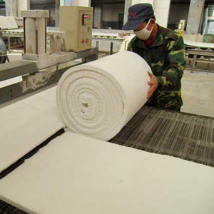 Coperta in Fibra Ceramica Ecologica Certificata CE di Alta Qualità 1350 128kg/m3 25mm 50mm Isolamento Termico per Forni e Fornaci - Product Image 3