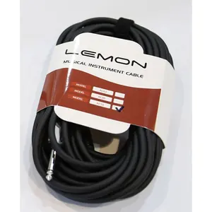 Lemon-cable de instrumentos, accesorios de tambor de enchufe de 1/4 pulgadas