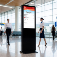 RUIGUAN - Pantalla Vertical LCD con Sistema Android Personalizado para Interiores, Kiosco con Pantalla Táctil de 32/43/50 Pulgadas para Publicidad en Centros Comerciales y Aeropuertos