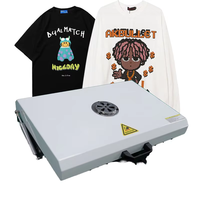 Machine d'emballage semi-automatique de cellophane d'encre UV Table chauffante à température constante nouvelle broderie DTF autocollant transfert de chaleur