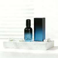 Vente en gros de flacons à bille en verre vides de 10 ml, 30 ml, 50 ml, flacons à bille rechargeables pour huile essentielle, parfum, emballage cosmétique