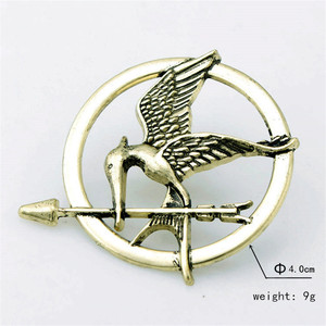 Broches <span class=keywords><strong>de</strong></span> Aleación <span class=keywords><strong>de</strong></span> Zinc <span class=keywords><strong>de</strong></span> Moda ZRM, Unisex, Estilo Vintage Popular <span class=keywords><strong>de</strong></span> Los <span class=keywords><strong>Juegos</strong></span> del <span class=keywords><strong>Hambre</strong></span>, Broches <span class=keywords><strong>de</strong></span> Aves para Películas, Cosplay y Joyería - Product Image 6